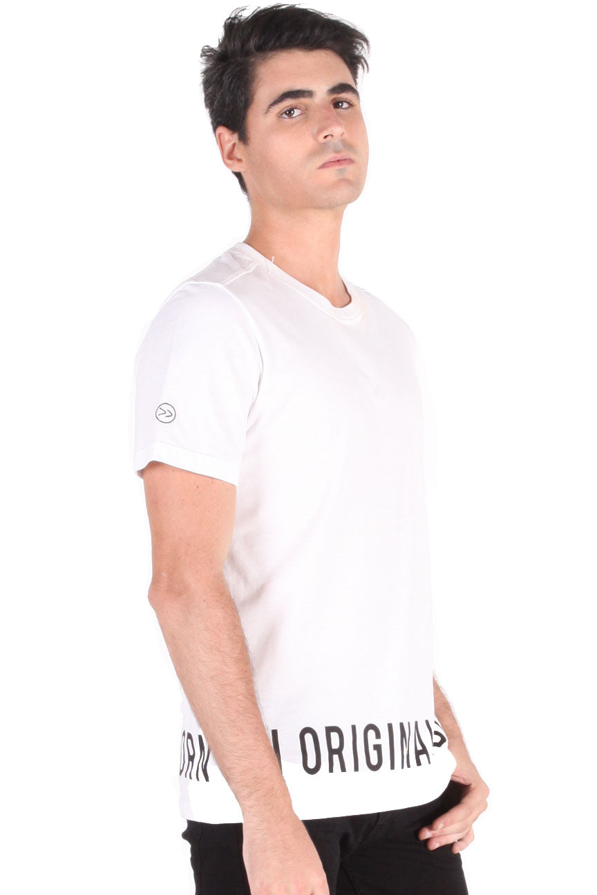 T-Shirt Lengan Pendek Original Sin Offwhite Loose